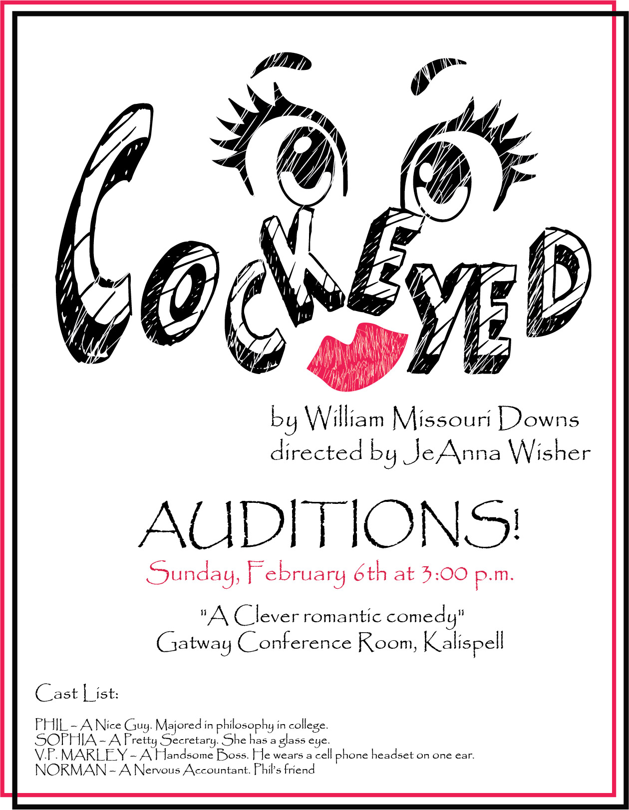 auditions cockeyed